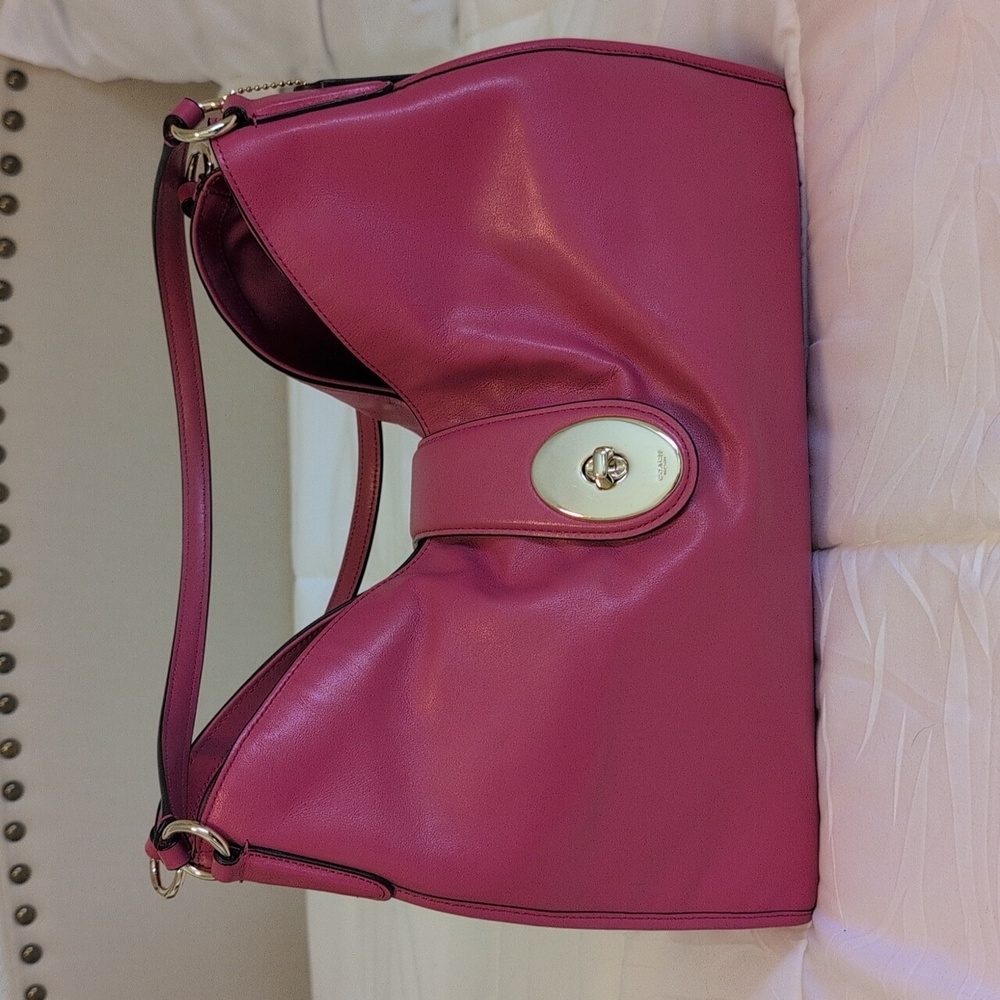 Coach Madison Carlyle (F37637) Smooth Leather Hobo
